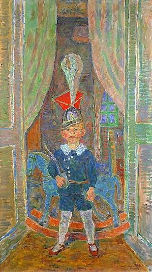 Zygmunt Waliszewski Boy in shako. Andy oil painting image